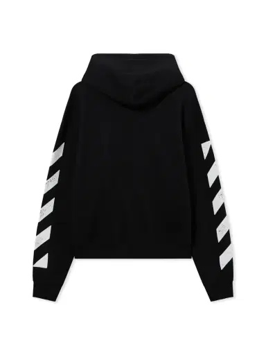 Off-White L/AB Core Diagonal Zip Hoodie | Thumbnail 1 Off-White L/AB Core Diagonal Zip Hoodie | Thumbnail 1