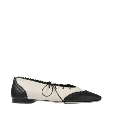 Jimmy Choo Margot Lace Up Flat | Thumbnail 1 Jimmy Choo Margot Lace Up Flat | Thumbnail 1