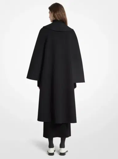 Michael Kors Collection Double Faced Wool Melton Opera Clutch Coat | Thumbnail 2 Michael Kors Collection Double Faced Wool Melton Opera Clutch Coat | Thumbnail 2