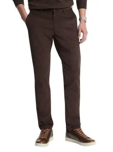 Michael Kors Collection Slim-Fit Cotton Blend Corduroy Pants | Thumbnail 1 Michael Kors Collection Slim-Fit Cotton Blend Corduroy Pants | Thumbnail 1