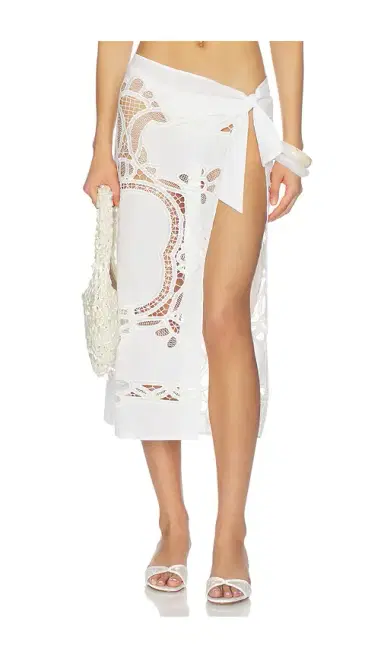 Frankies Bikinis Monaco Cotton Sarong | Thumbnail 1 Frankies Bikinis Monaco Cotton Sarong | Thumbnail 1