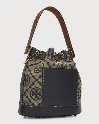 Tory Burch T Monogram Jacquard Bucket Bag | Thumbnail 6 Tory Burch T Monogram Jacquard Bucket Bag | Thumbnail 6