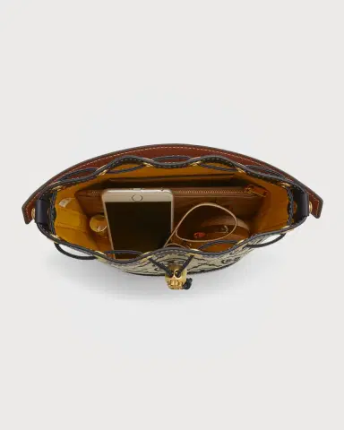 Tory Burch T Monogram Jacquard Bucket Bag | Thumbnail 7 Tory Burch T Monogram Jacquard Bucket Bag | Thumbnail 7