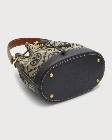 Tory Burch T Monogram Jacquard Bucket Bag | Thumbnail 9 Tory Burch T Monogram Jacquard Bucket Bag | Thumbnail 9