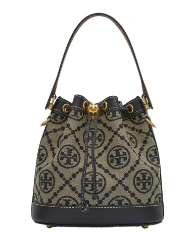 Tory Burch T Monogram Jacquard Bucket Bag | Thumbnail 1 Tory Burch T Monogram Jacquard Bucket Bag | Thumbnail 1