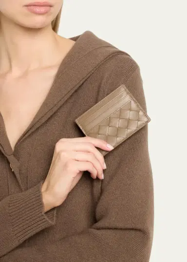 Bottega Veneta Intrecciato Credit Card Case | Thumbnail 2 Bottega Veneta Intrecciato Credit Card Case | Thumbnail 2