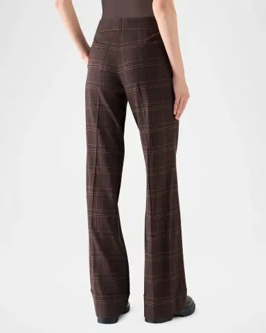 Akris punto Milly Blanket Check Flannel Pants | Thumbnail 3 Akris punto Milly Blanket Check Flannel Pants | Thumbnail 3
