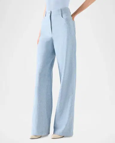 Akris punto Cooper High-Rise Denim Pants | Thumbnail 2 Akris punto Cooper High-Rise Denim Pants | Thumbnail 2