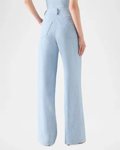 Akris punto Cooper High-Rise Denim Pants | Thumbnail 3 Akris punto Cooper High-Rise Denim Pants | Thumbnail 3
