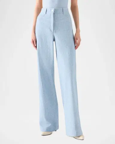 Akris punto Cooper High-Rise Denim Pants | Thumbnail 4 Akris punto Cooper High-Rise Denim Pants | Thumbnail 4
