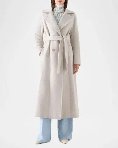 Akris punto Herringbone Wool Coat | Thumbnail 2 Akris punto Herringbone Wool Coat | Thumbnail 2