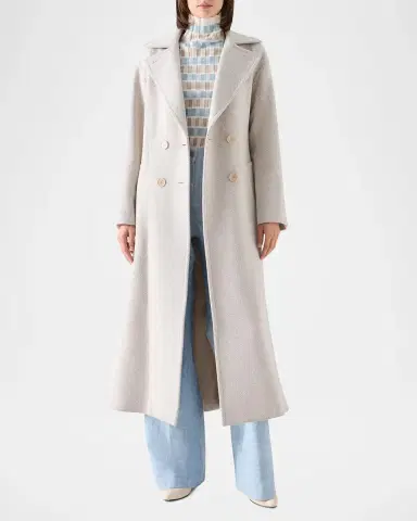 Akris punto Herringbone Wool Coat | Thumbnail 4 Akris punto Herringbone Wool Coat | Thumbnail 4