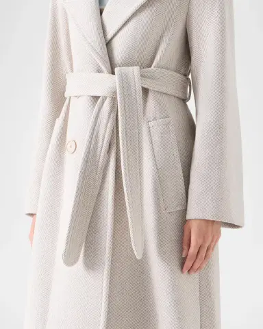 Akris punto Herringbone Wool Coat | Thumbnail 5 Akris punto Herringbone Wool Coat | Thumbnail 5