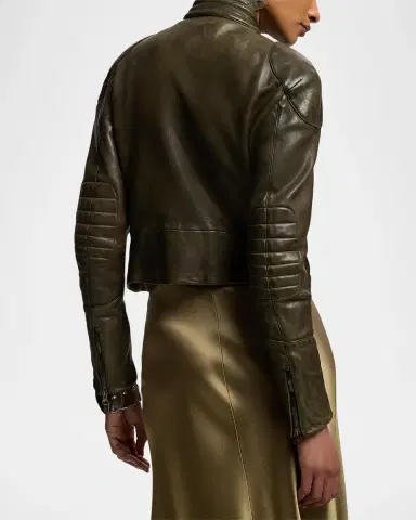 Ralph Lauren Collection Soft Leather Moto Jacket | Thumbnail 3 Ralph Lauren Collection Soft Leather Moto Jacket | Thumbnail 3