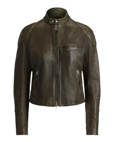 Ralph Lauren Collection Soft Leather Moto Jacket | Thumbnail 1 Ralph Lauren Collection Soft Leather Moto Jacket | Thumbnail 1