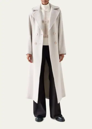 Akris punto Herringbone Wool Coat | Thumbnail 4 Akris punto Herringbone Wool Coat | Thumbnail 4