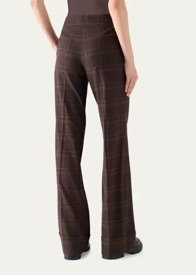 Akris punto Milly Blanket Check Flannel Pants | Thumbnail 3 Akris punto Milly Blanket Check Flannel Pants | Thumbnail 3