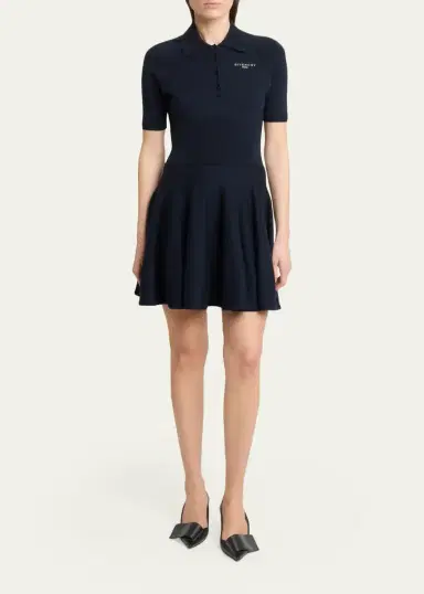 Givenchy A-Line Short Polo Dress | Thumbnail 2 Givenchy A-Line Short Polo Dress | Thumbnail 2