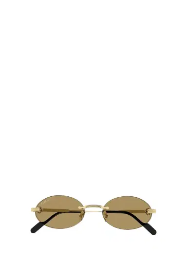 Cartier Première de 53MM 24K-Gold-Plated Rimless Oval Sunglasses | Thumbnail 1 Cartier Première de 53MM 24K-Gold-Plated Rimless Oval Sunglasses | Thumbnail 1