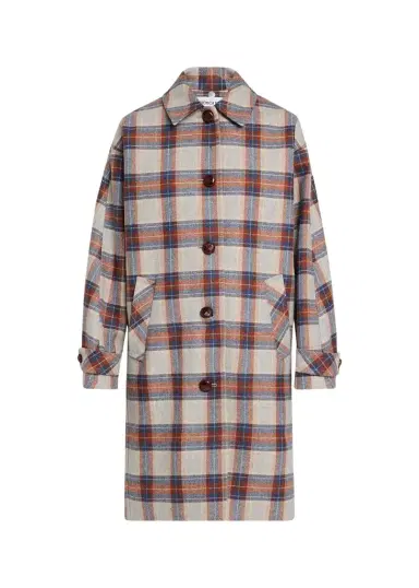 Veronica Beard Laurent Plaid Dickey Coat | Thumbnail 1 Veronica Beard Laurent Plaid Dickey Coat | Thumbnail 1