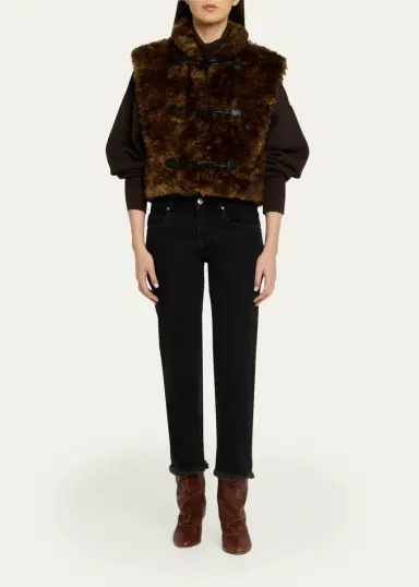 Etoile Isabel Marant Jocya Plush Vest | Thumbnail 2 Etoile Isabel Marant Jocya Plush Vest | Thumbnail 2