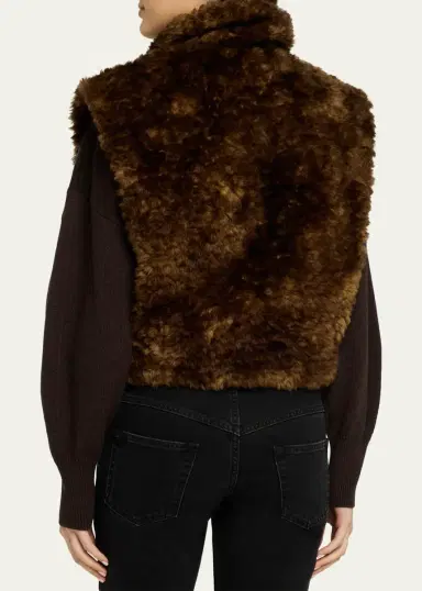 Etoile Isabel Marant Jocya Plush Vest | Thumbnail 3 Etoile Isabel Marant Jocya Plush Vest | Thumbnail 3