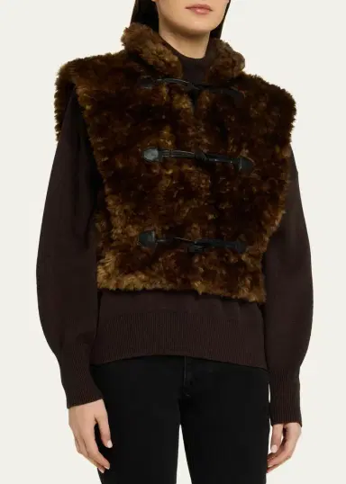 Etoile Isabel Marant Jocya Plush Vest | Thumbnail 4 Etoile Isabel Marant Jocya Plush Vest | Thumbnail 4