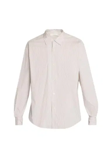 The Row Men's Vanja Cotton Stripe Dress Shirt | Thumbnail 1 The Row Men's Vanja Cotton Stripe Dress Shirt | Thumbnail 1