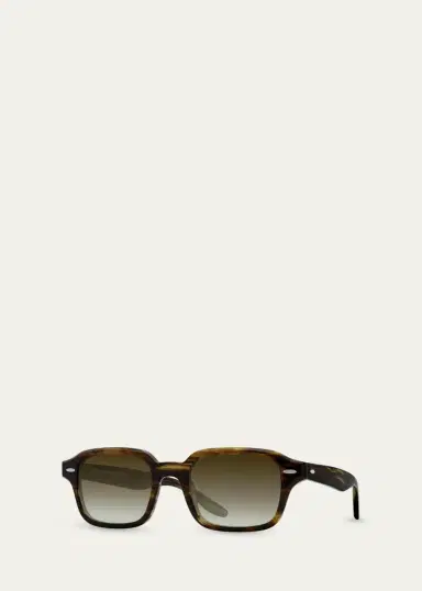 BARTON PERREIRA Men's Remi Acetate Square Sunglasses | Thumbnail 2 BARTON PERREIRA Men's Remi Acetate Square Sunglasses | Thumbnail 2