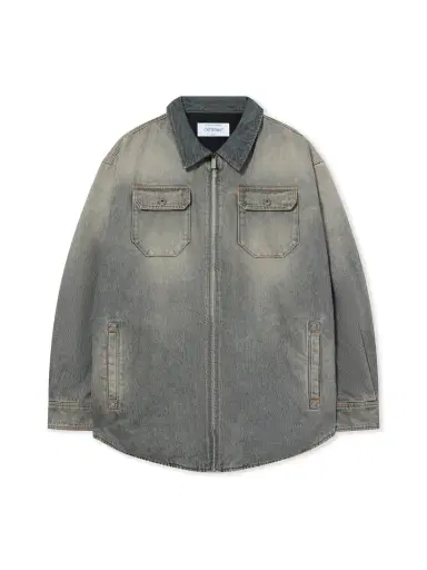Off-White Bookish Workwear Denim Overshirt | Thumbnail 1 Off-White Bookish Workwear Denim Overshirt | Thumbnail 1