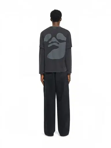 Off-White Swimming Face Long Sleeve T-Shirt | Thumbnail 4 Off-White Swimming Face Long Sleeve T-Shirt | Thumbnail 4