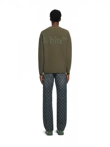 Off-White Bookish Shared Knit Crewneck | Thumbnail 4 Off-White Bookish Shared Knit Crewneck | Thumbnail 4