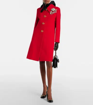 Gucci Double G wool coat | Thumbnail 2 Gucci Double G wool coat | Thumbnail 2