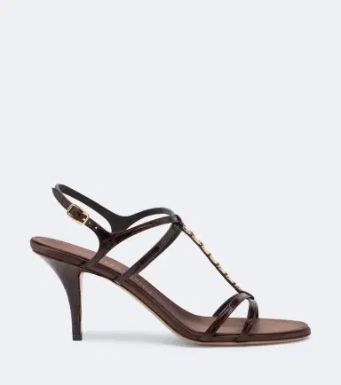Ferragamo Tiane croc-effect embellished leather sandals | Thumbnail 3 Ferragamo Tiane croc-effect embellished leather sandals | Thumbnail 3