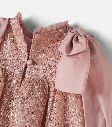 Patachou Baby bow-detail sequined dress | Thumbnail 2 Patachou Baby bow-detail sequined dress | Thumbnail 2