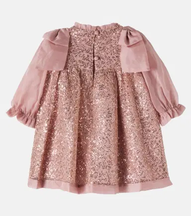 Patachou Baby bow-detail sequined dress | Thumbnail 3 Patachou Baby bow-detail sequined dress | Thumbnail 3