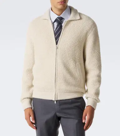Lardini Teddy wool-blend jacket | Thumbnail 2 Lardini Teddy wool-blend jacket | Thumbnail 2