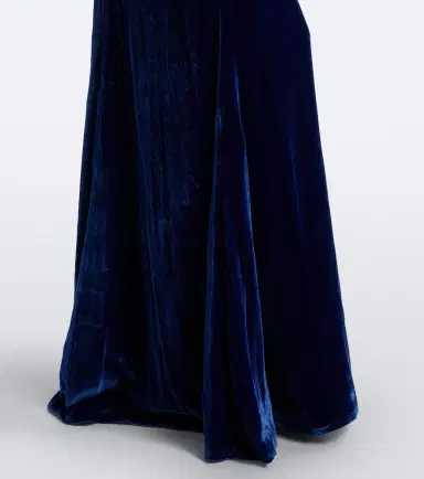 Costarellos Rielle embellished floral-appliqué velvet gown | Thumbnail 7 Costarellos Rielle embellished floral-appliqué velvet gown | Thumbnail 7