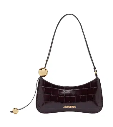 Jacquemus Bisou Perle Small leather shoulder bag | Thumbnail 1 Jacquemus Bisou Perle Small leather shoulder bag | Thumbnail 1