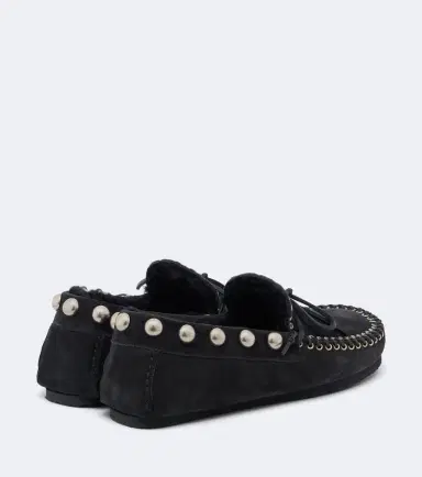 Isabel Marant Fitza shearling-lined suede loafers | Thumbnail 2 Isabel Marant Fitza shearling-lined suede loafers | Thumbnail 2