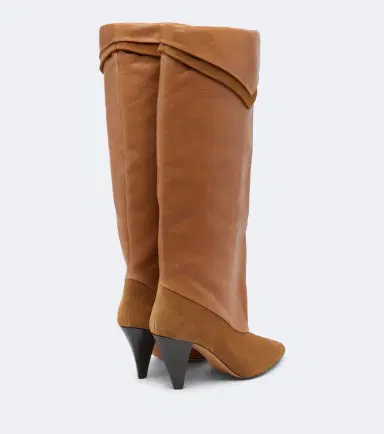 Isabel Marant Lezra suede and leather knee-high boots | Thumbnail 4 Isabel Marant Lezra suede and leather knee-high boots | Thumbnail 4
