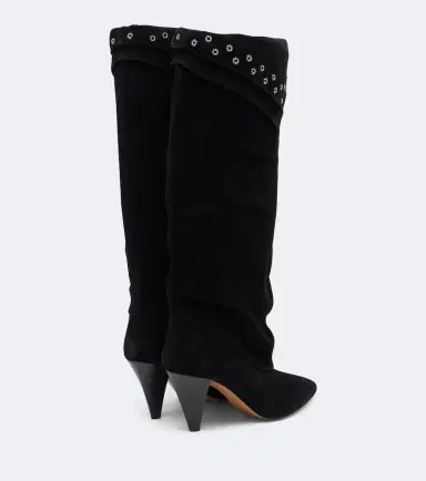 Isabel Marant Lezra embellished suede knee-high boots | Thumbnail 4 Isabel Marant Lezra embellished suede knee-high boots | Thumbnail 4