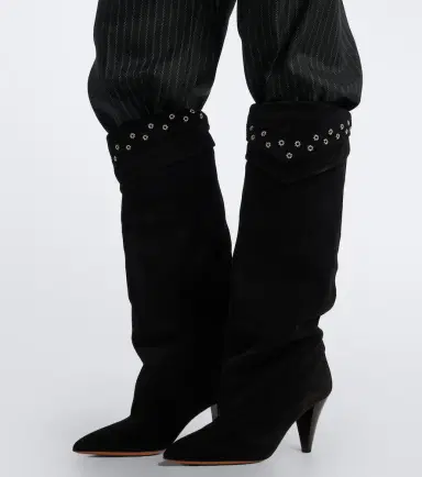 Isabel Marant Lezra embellished suede knee-high boots | Thumbnail 6 Isabel Marant Lezra embellished suede knee-high boots | Thumbnail 6