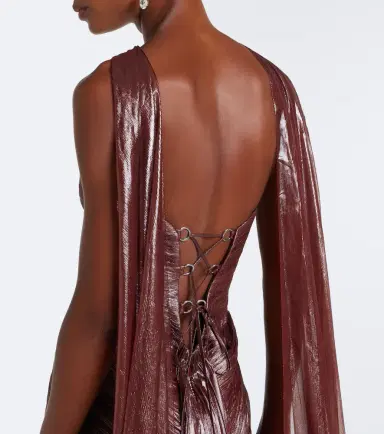 Maria Lucia Hohan Zephyra scarf-detail silk bustier gown | Thumbnail 6 Maria Lucia Hohan Zephyra scarf-detail silk bustier gown | Thumbnail 6