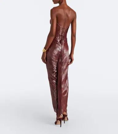Maria Lucia Hohan Huda metallic corset gown | Thumbnail 6 Maria Lucia Hohan Huda metallic corset gown | Thumbnail 6