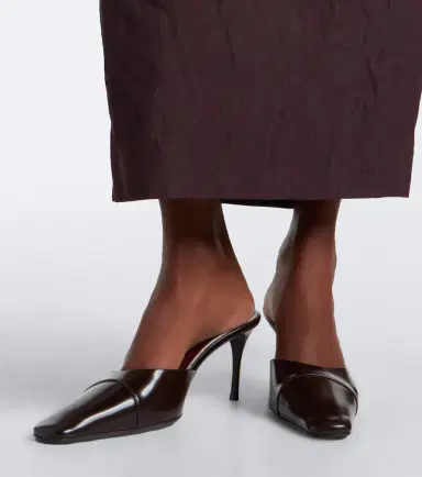 Magda Butrym Leather mules | Thumbnail 5 Magda Butrym Leather mules | Thumbnail 5