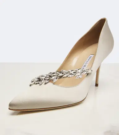 Manolo Blahnik Nadira embellished satin pumps | Thumbnail 2 Manolo Blahnik Nadira embellished satin pumps | Thumbnail 2