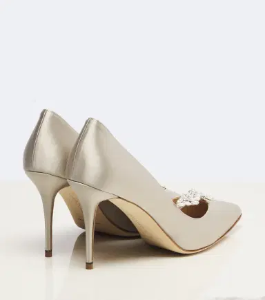 Manolo Blahnik Nadira embellished satin pumps | Thumbnail 3 Manolo Blahnik Nadira embellished satin pumps | Thumbnail 3