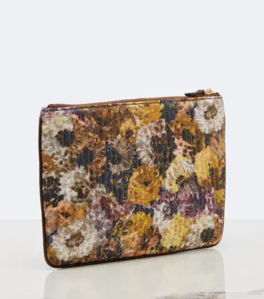 Valentino Garavani VLogo Small floral jacquard pouch | Thumbnail 3 Valentino Garavani VLogo Small floral jacquard pouch | Thumbnail 3