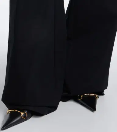 Gucci Technical twill wide-leg pants | Thumbnail 4 Gucci Technical twill wide-leg pants | Thumbnail 4